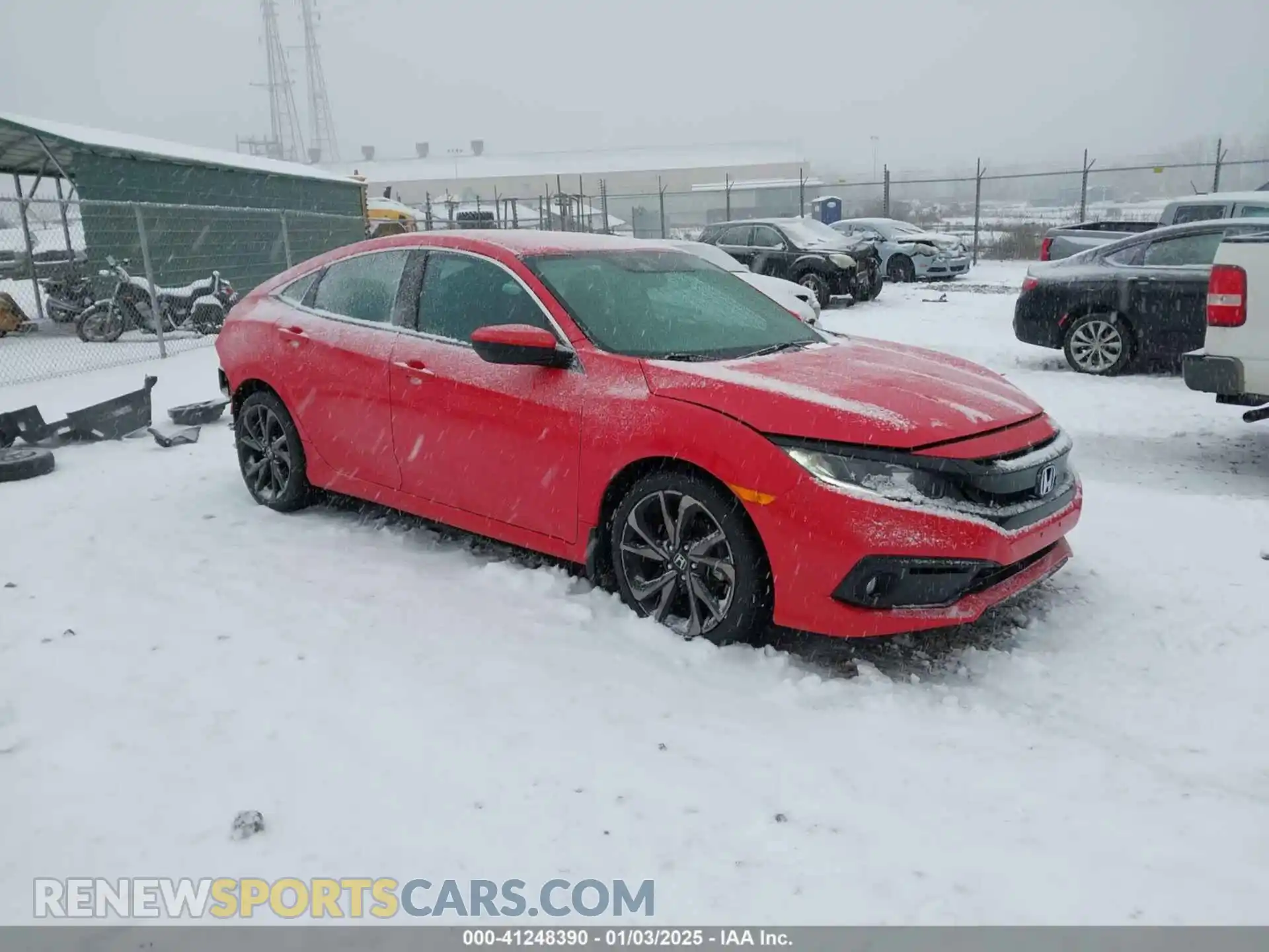 1 Фотография поврежденного автомобиля 2HGFC2F89LH582093 HONDA CIVIC 2020