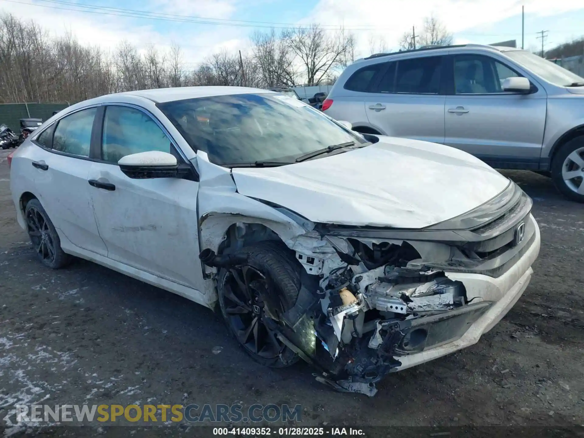1 Photograph of a damaged car 2HGFC2F89LH597256 HONDA CIVIC 2020
