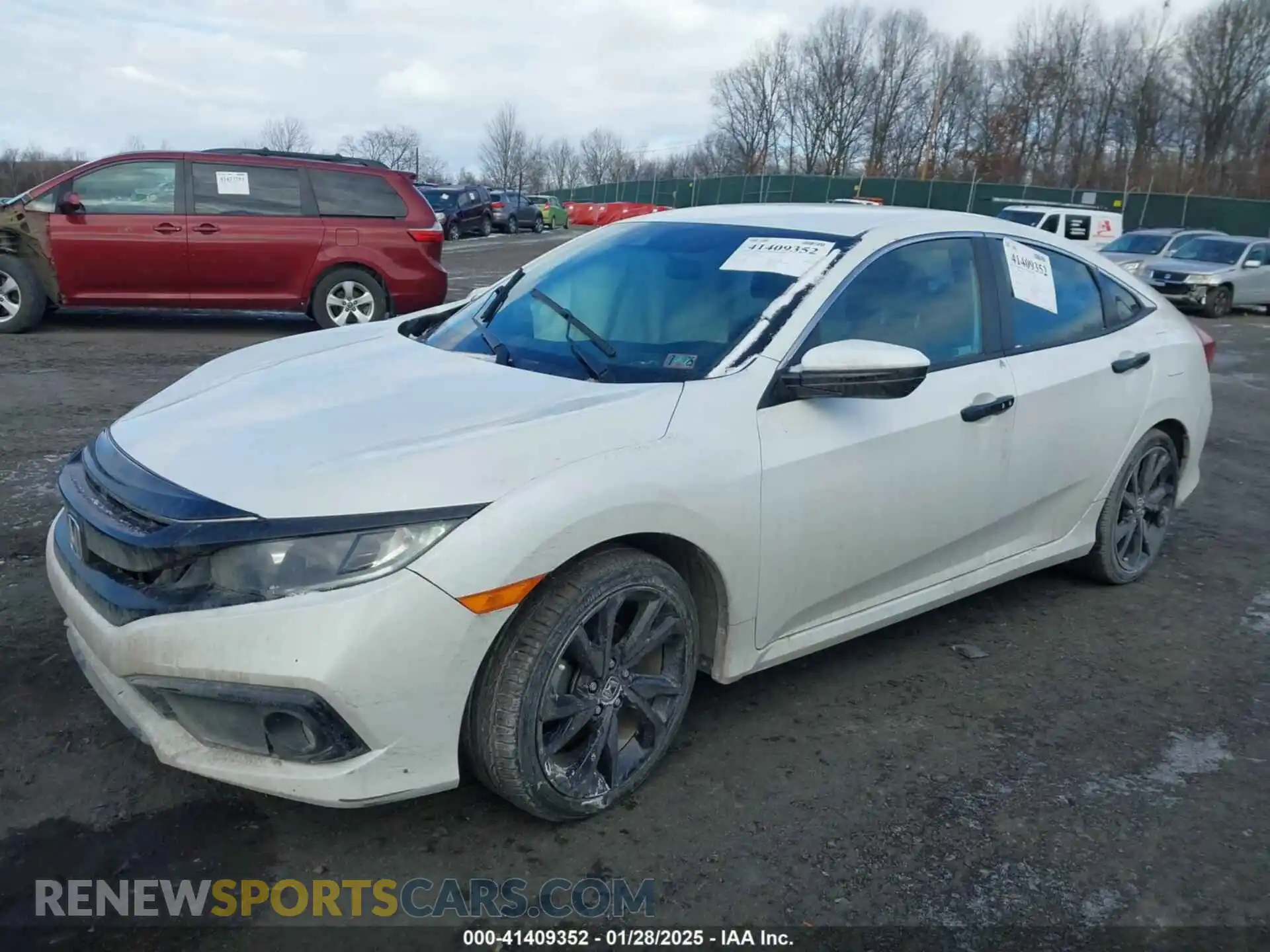 2 Photograph of a damaged car 2HGFC2F89LH597256 HONDA CIVIC 2020
