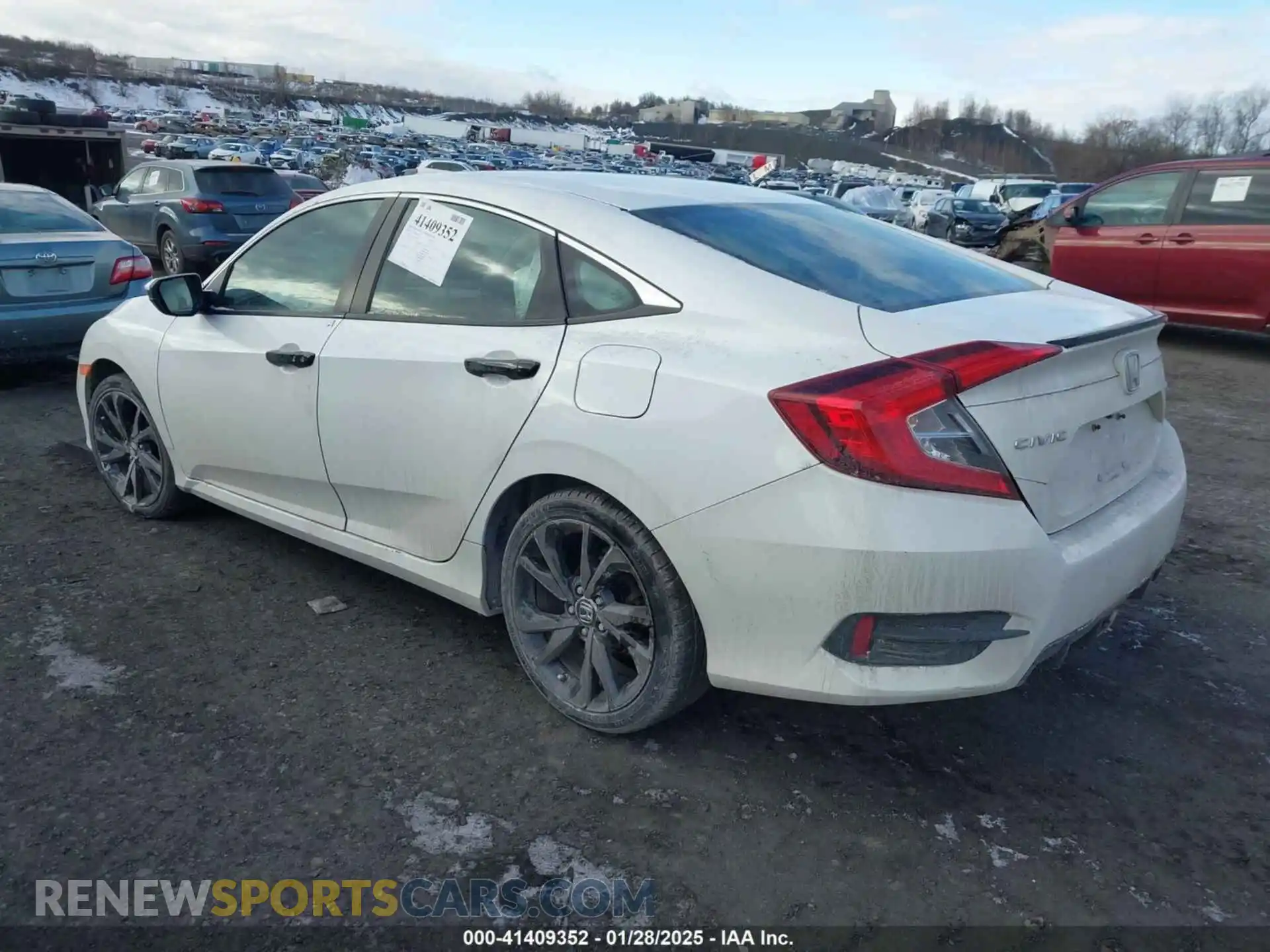 3 Photograph of a damaged car 2HGFC2F89LH597256 HONDA CIVIC 2020