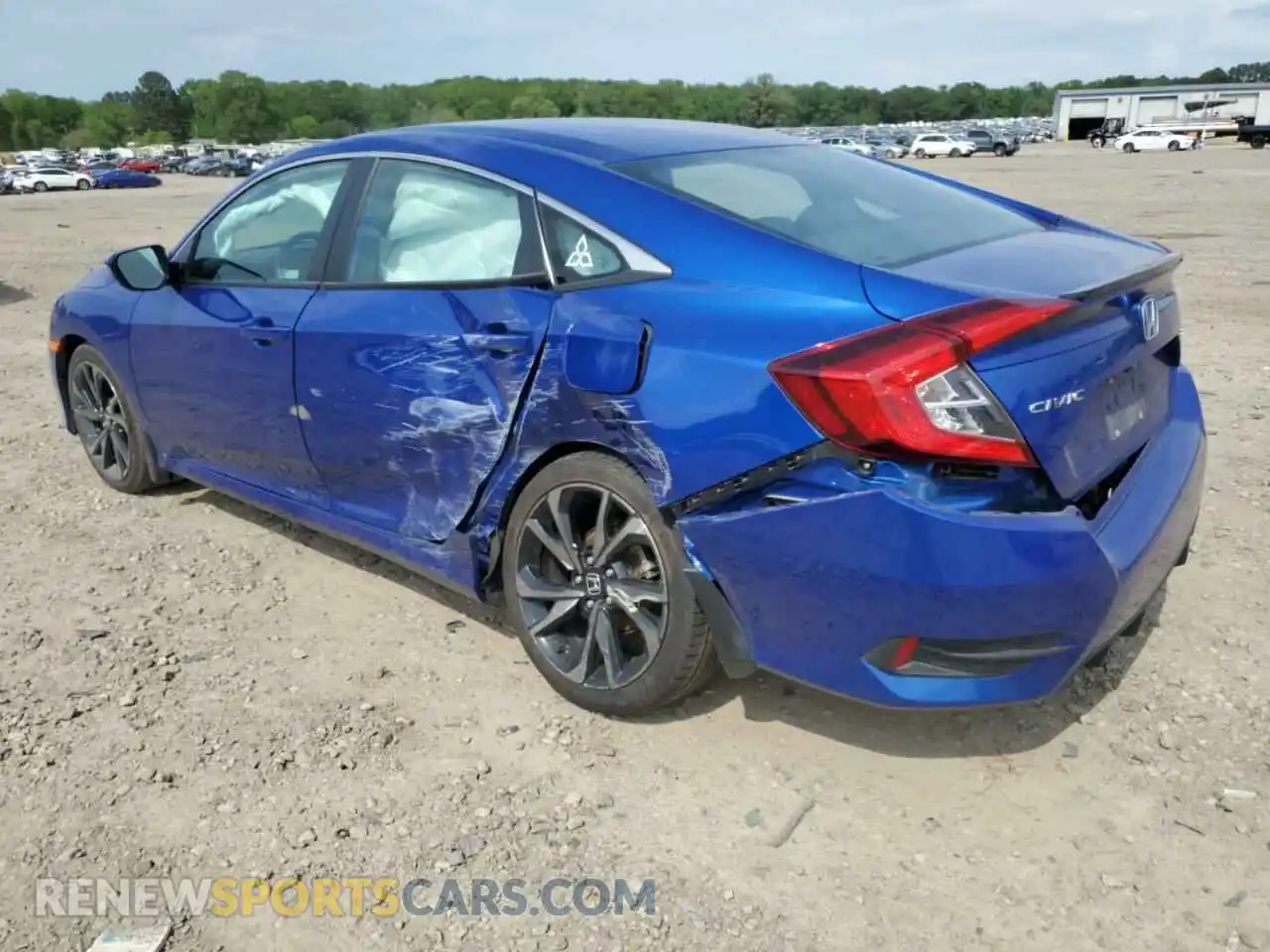2 Photograph of a damaged car 2HGFC2F8XLH548874 HONDA CIVIC 2020