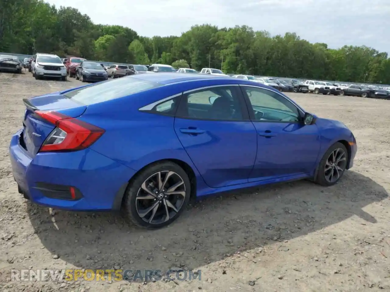3 Photograph of a damaged car 2HGFC2F8XLH548874 HONDA CIVIC 2020