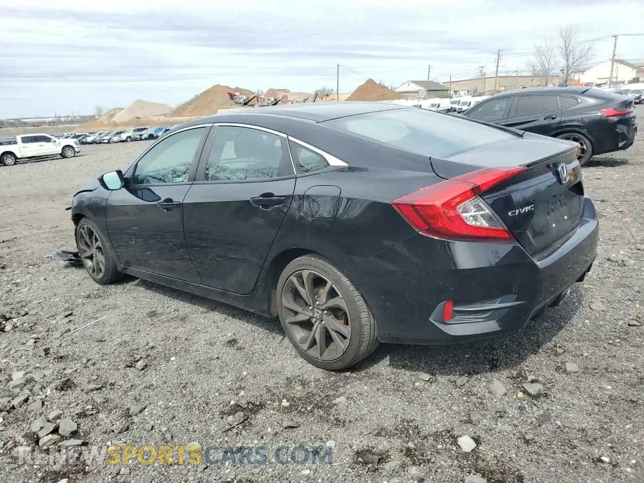 2 Photograph of a damaged car 2HGFC2F8XLH592177 HONDA CIVIC 2020