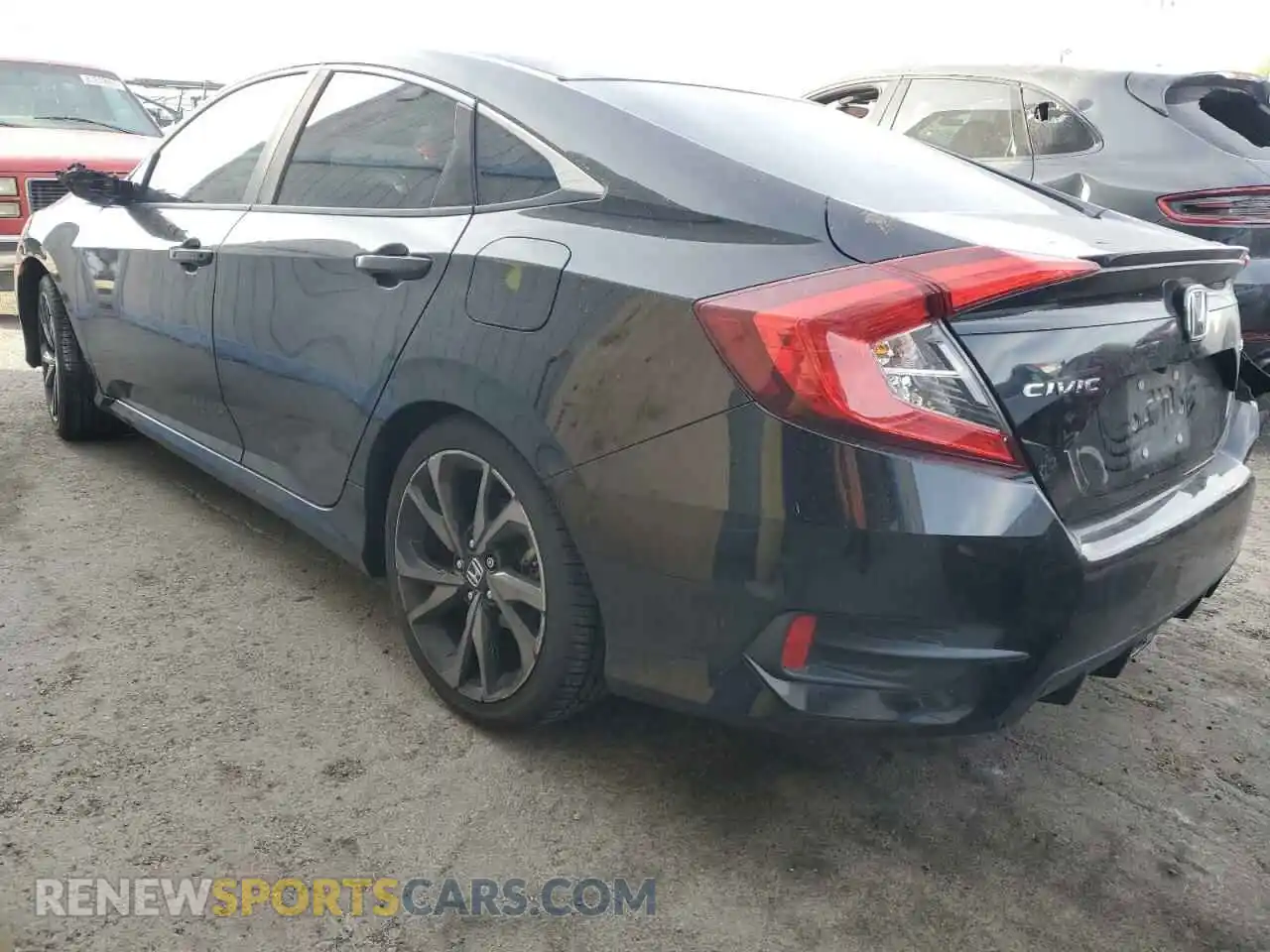 2 Photograph of a damaged car 2HGFC2F8XLH592258 HONDA CIVIC 2020