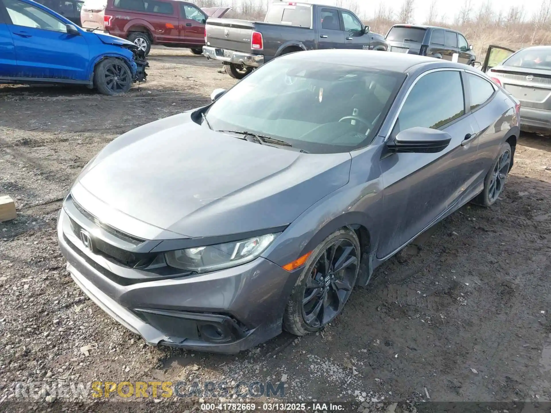 2 Photograph of a damaged car 2HGFC4B80LH302143 HONDA CIVIC 2020