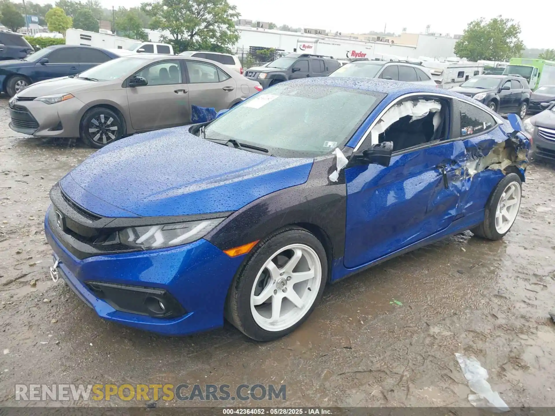 2 Photograph of a damaged car 2HGFC4B89LH303484 HONDA CIVIC 2020