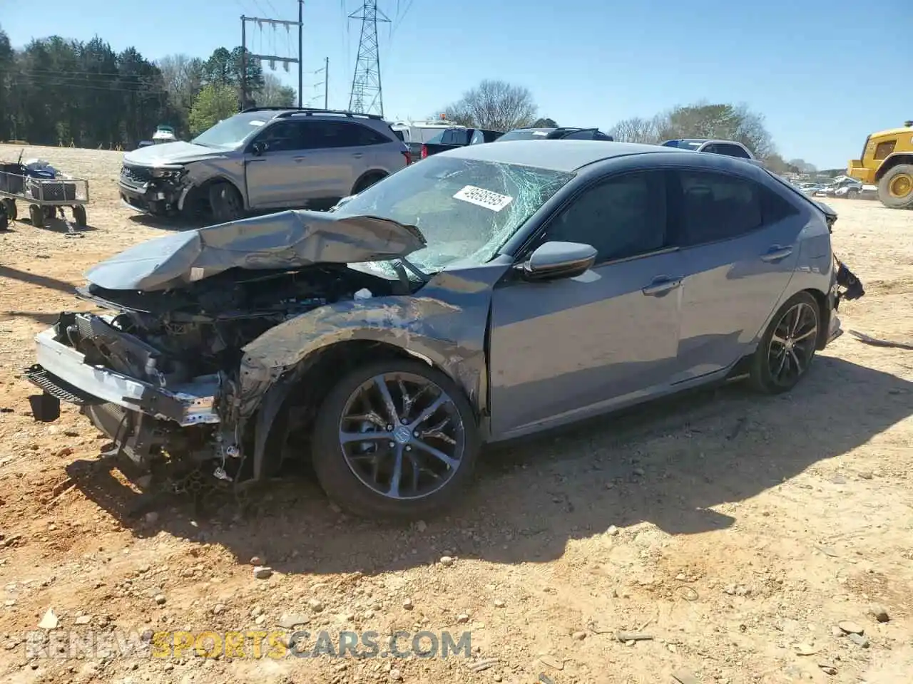 1 Photograph of a damaged car SHHFK7H43LU208656 HONDA CIVIC 2020