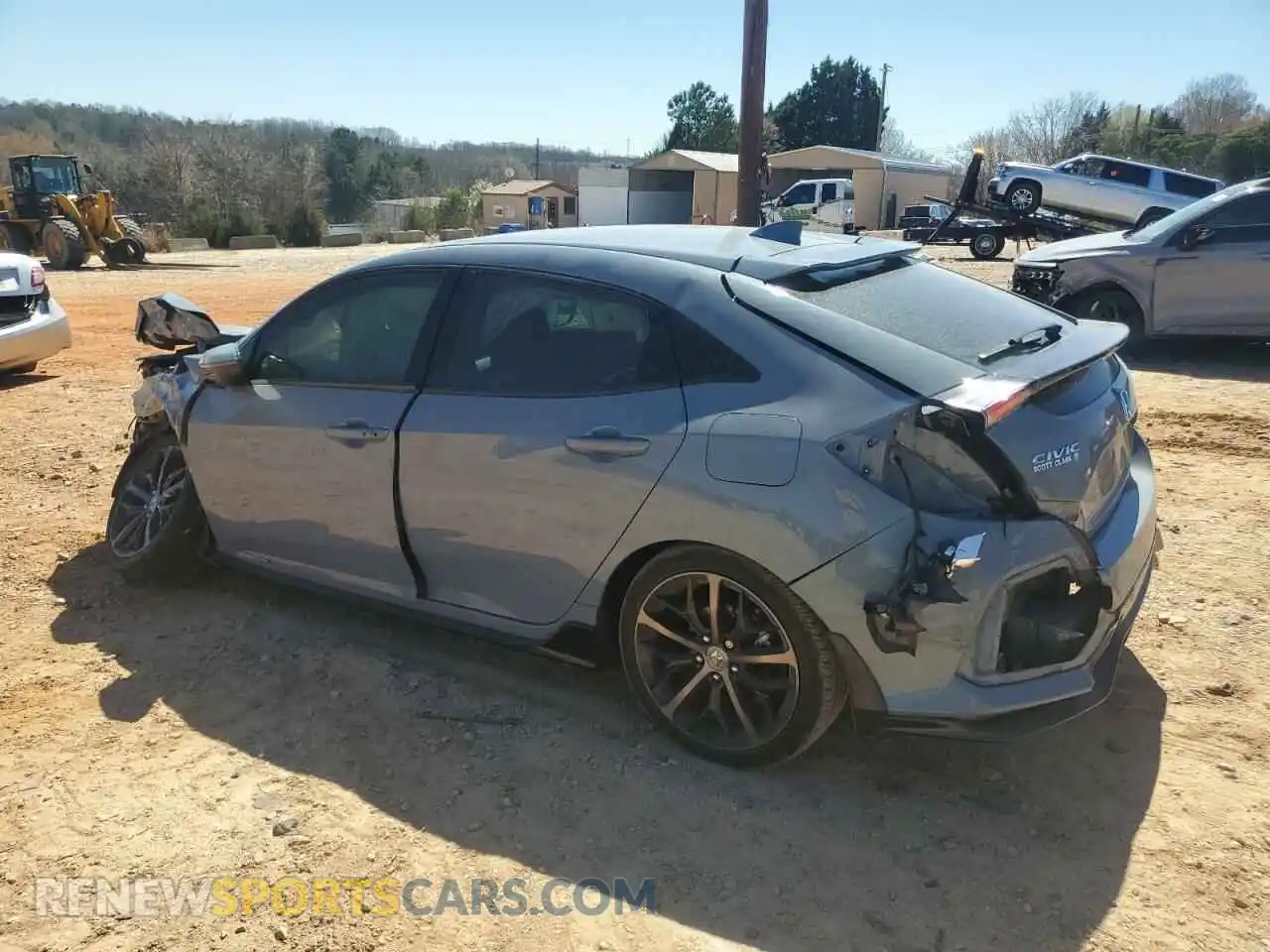 2 Photograph of a damaged car SHHFK7H43LU208656 HONDA CIVIC 2020