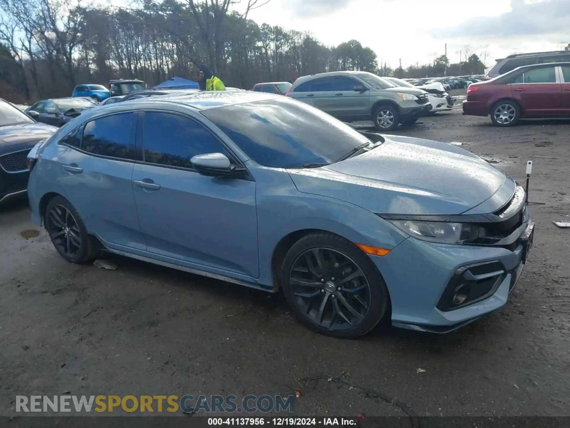 1 Photograph of a damaged car SHHFK7H44LU411121 HONDA CIVIC 2020