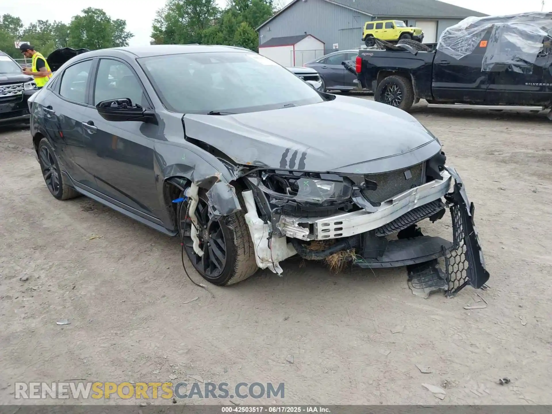 1 fotografías del automóvil dañado SHHFK7H46LU418569 HONDA CIVIC 2020