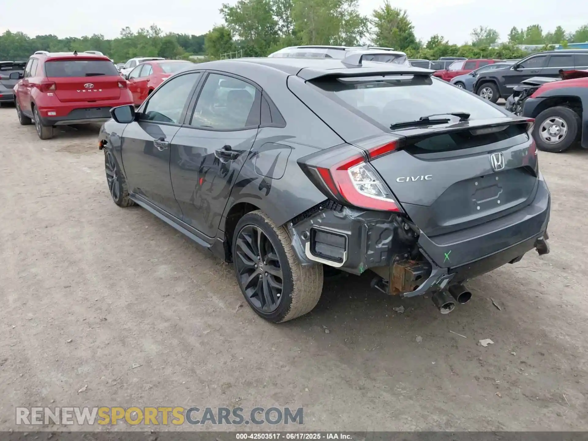 3 fotografías del automóvil dañado SHHFK7H46LU418569 HONDA CIVIC 2020
