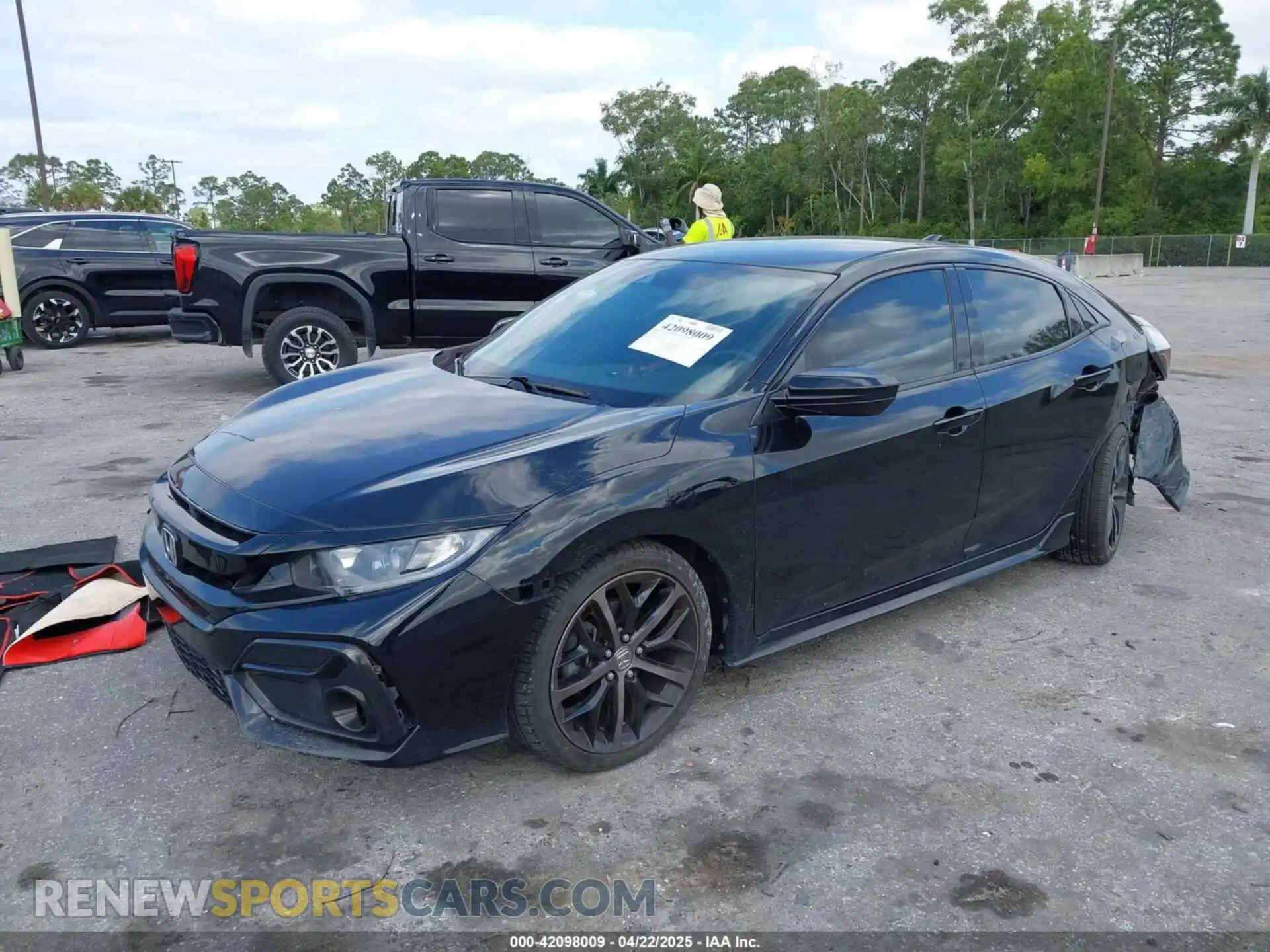 2 fotografías del automóvil dañado SHHFK7H48LU224903 HONDA CIVIC 2020