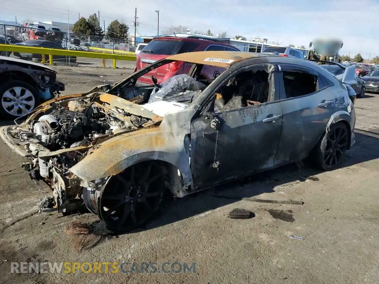 1 Photograph of a damaged car SHHFK8G73LU201465 HONDA CIVIC 2020