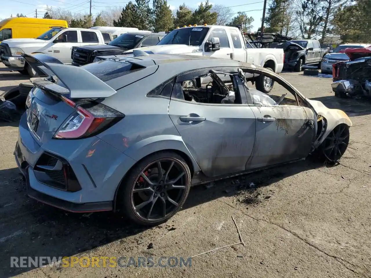 3 Photograph of a damaged car SHHFK8G73LU201465 HONDA CIVIC 2020