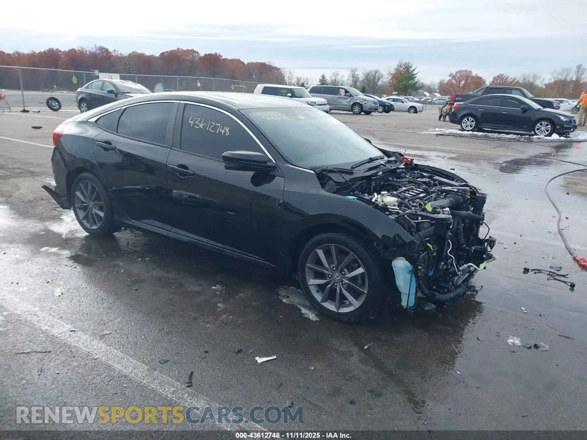 1 Photograph of a damaged car 19XFC1F30ME000604 HONDA CIVIC 2021