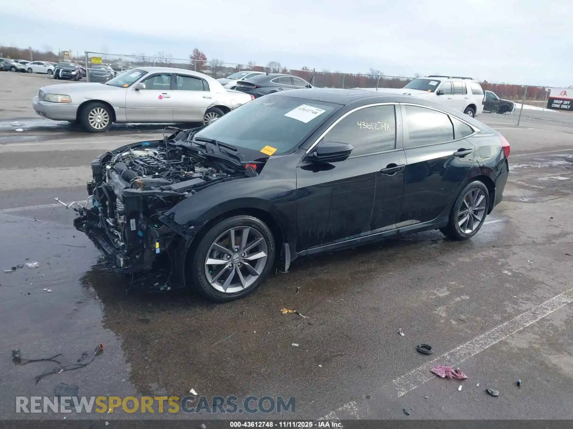 2 Photograph of a damaged car 19XFC1F30ME000604 HONDA CIVIC 2021