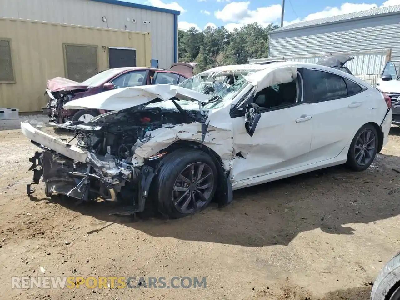 1 Photograph of a damaged car 19XFC1F30ME011411 HONDA CIVIC 2021
