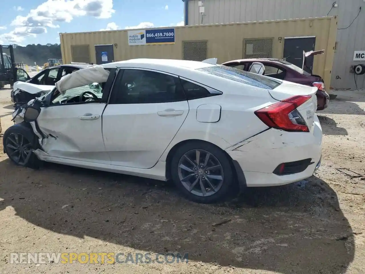 2 Photograph of a damaged car 19XFC1F30ME011411 HONDA CIVIC 2021