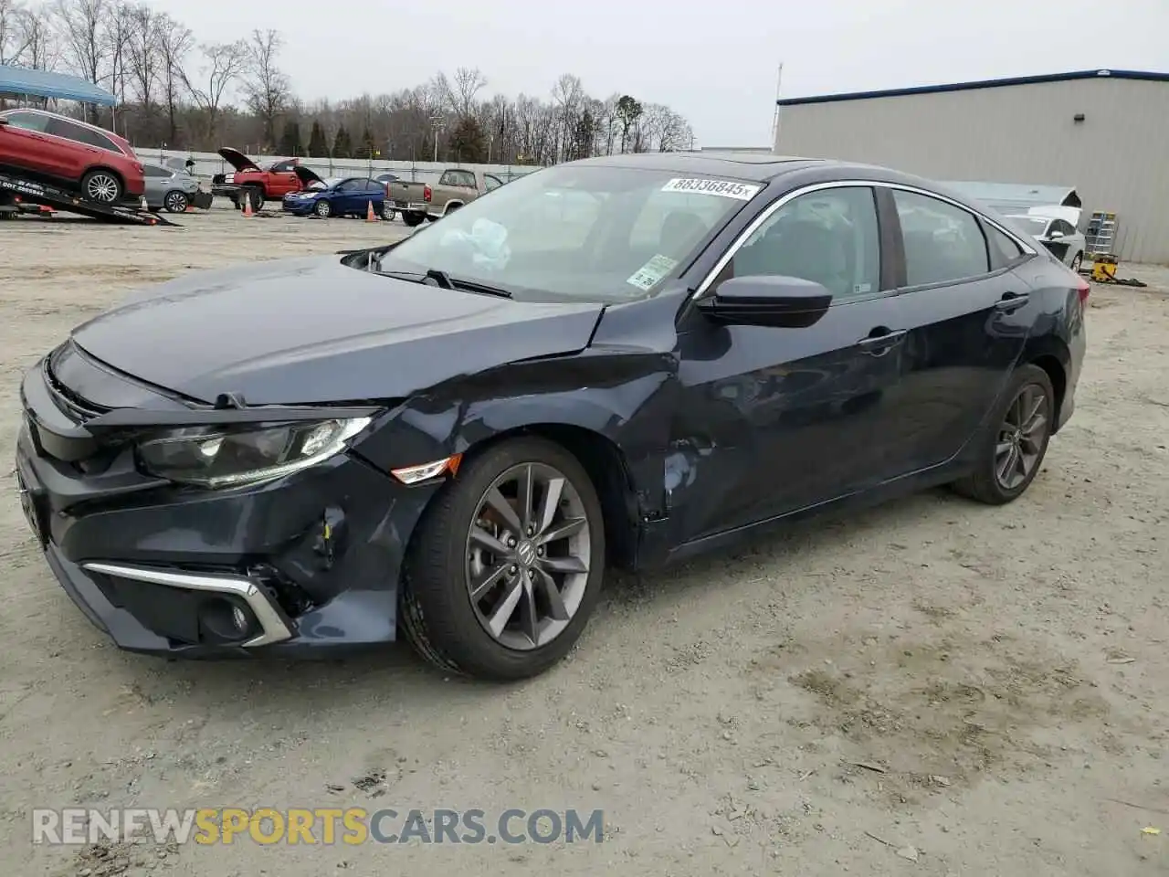 1 Photograph of a damaged car 19XFC1F30ME202441 HONDA CIVIC 2021
