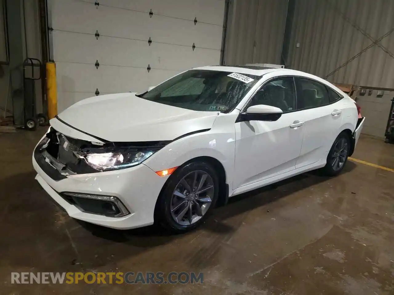 1 Photograph of a damaged car 19XFC1F30ME205632 HONDA CIVIC 2021