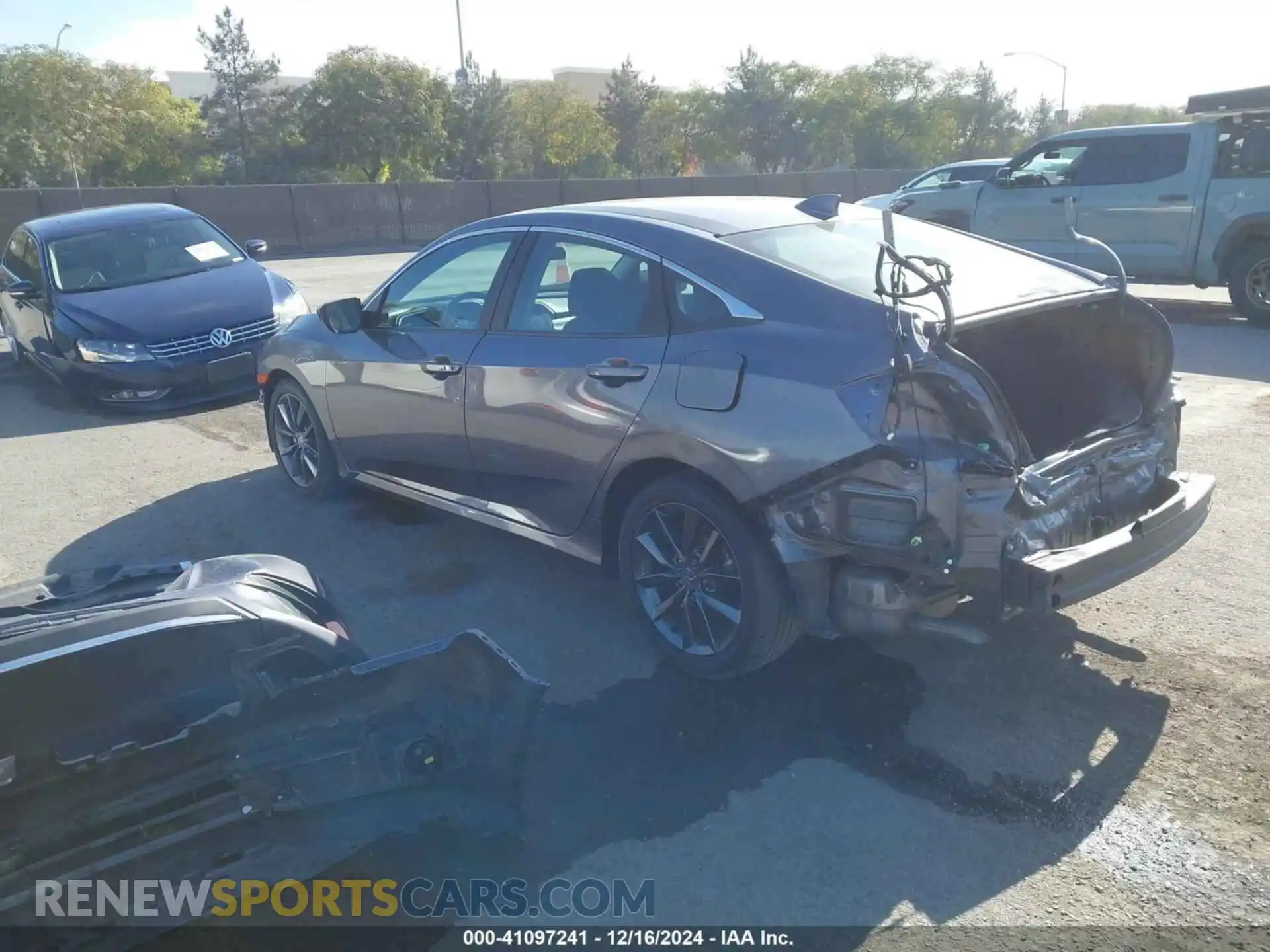 3 Photograph of a damaged car 19XFC1F30ME206537 HONDA CIVIC 2021