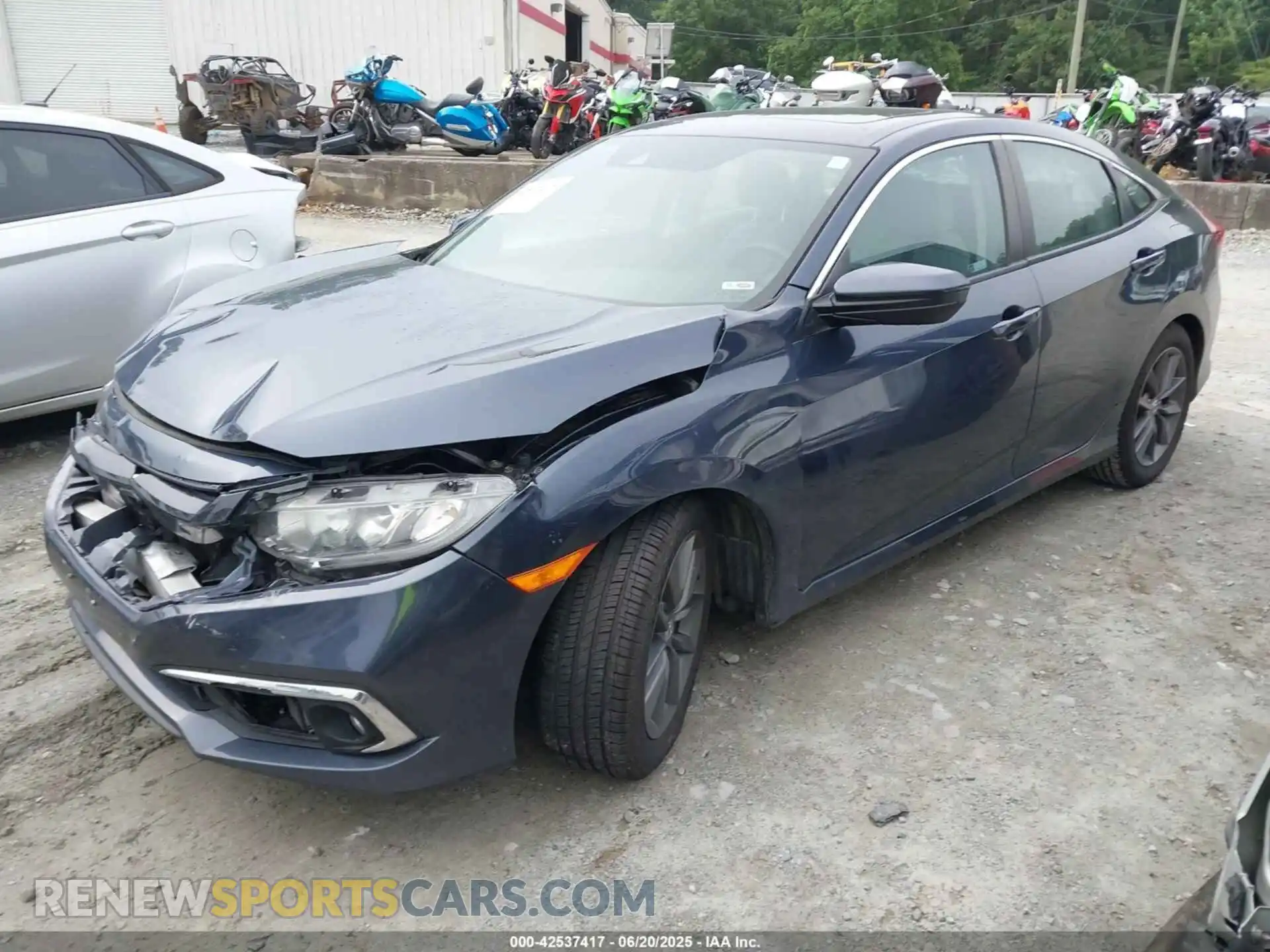 2 Photograph of a damaged car 19XFC1F30ME206702 HONDA CIVIC 2021