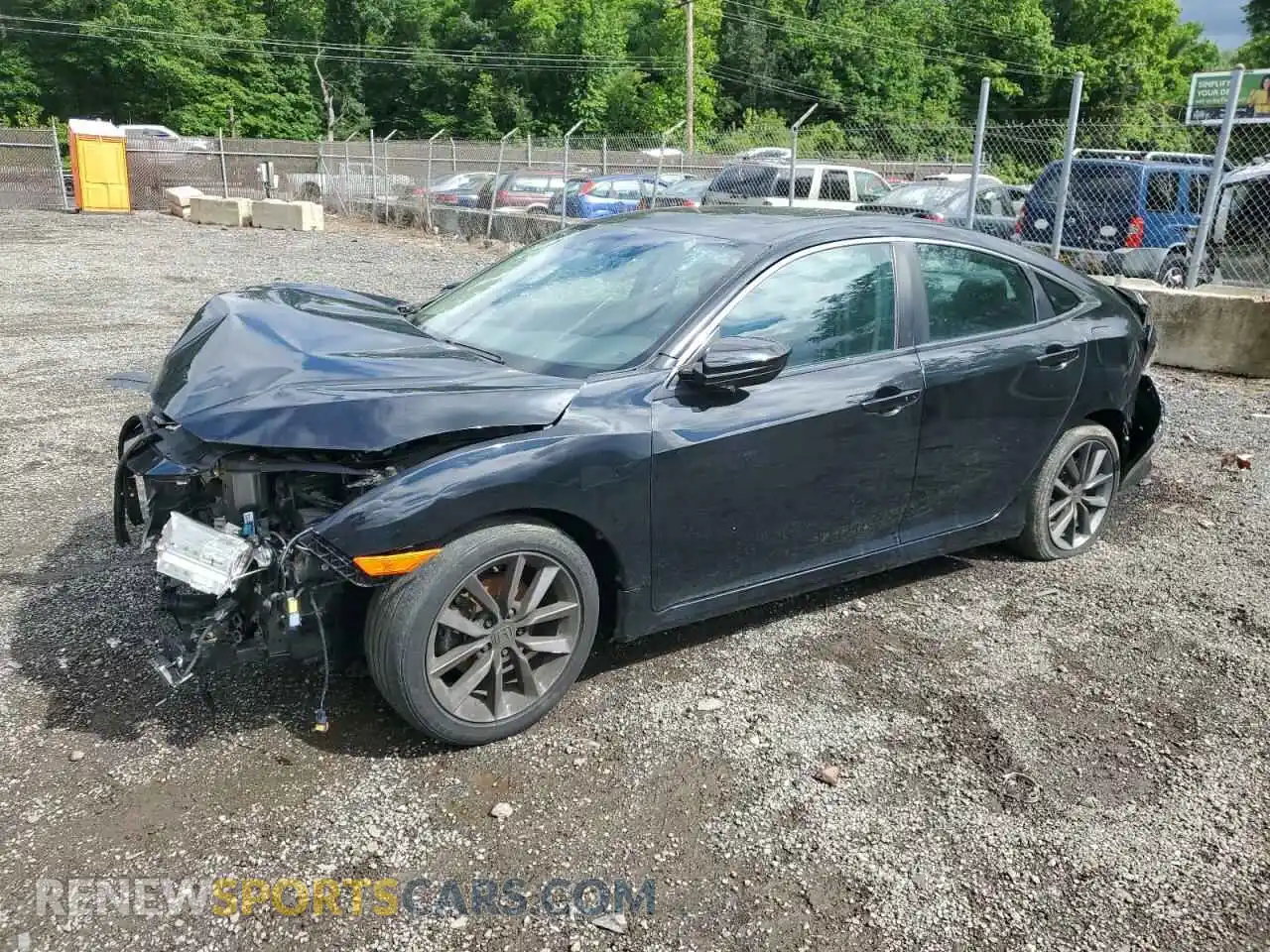 1 Photograph of a damaged car 19XFC1F30ME207655 HONDA CIVIC 2021