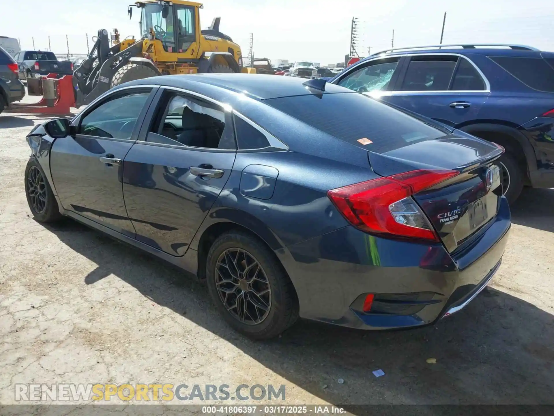 3 Photograph of a damaged car 19XFC1F31ME006041 HONDA CIVIC 2021