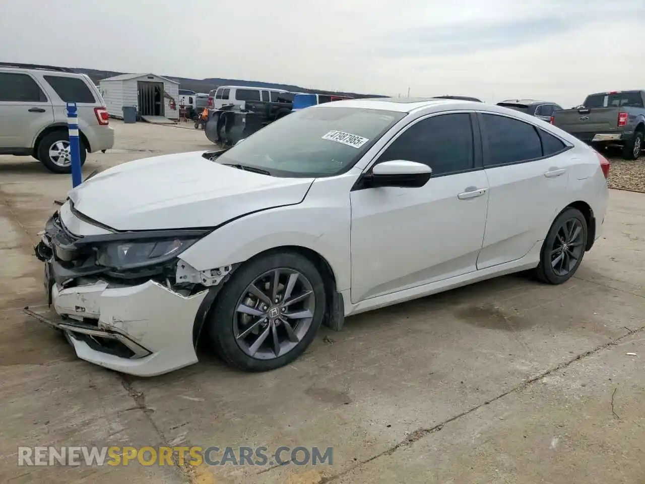 1 Photograph of a damaged car 19XFC1F31ME006315 HONDA CIVIC 2021