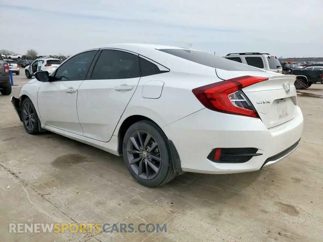 2 Photograph of a damaged car 19XFC1F31ME006315 HONDA CIVIC 2021