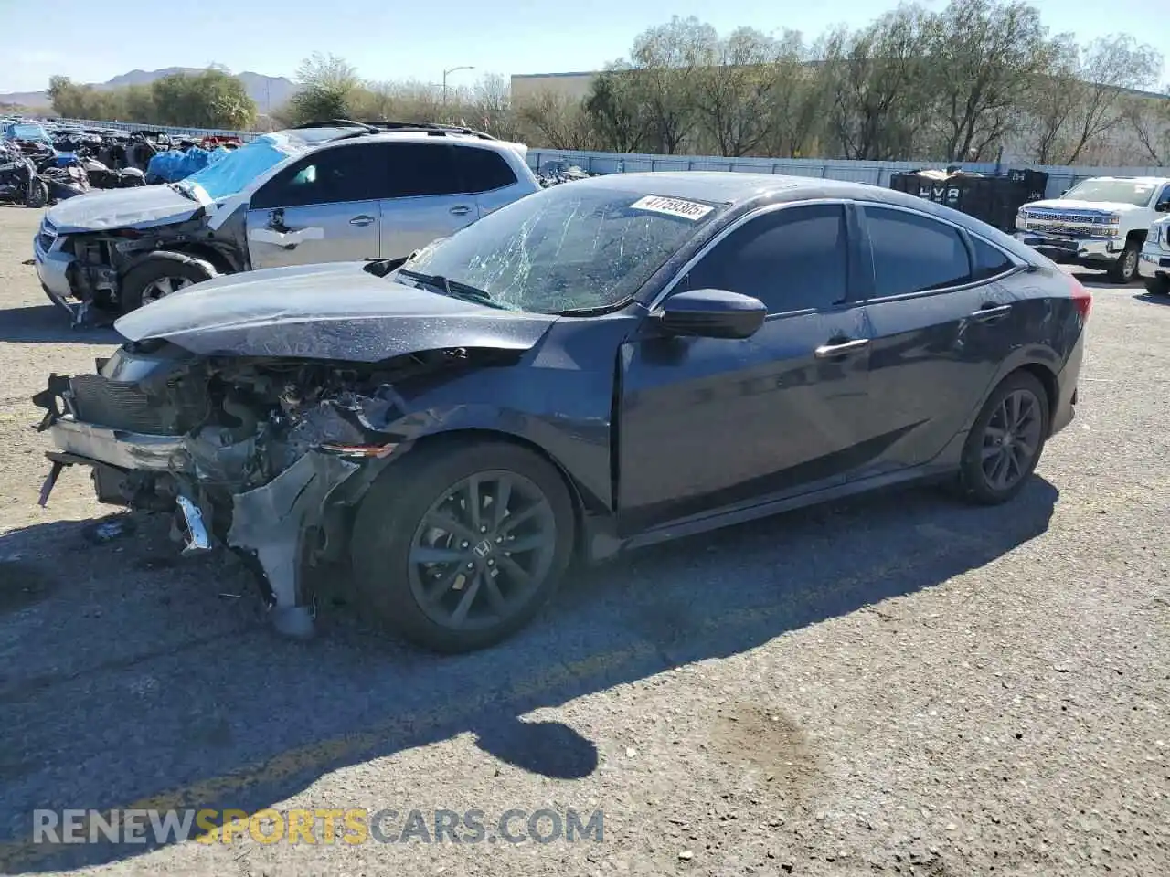 1 Photograph of a damaged car 19XFC1F31ME206692 HONDA CIVIC 2021