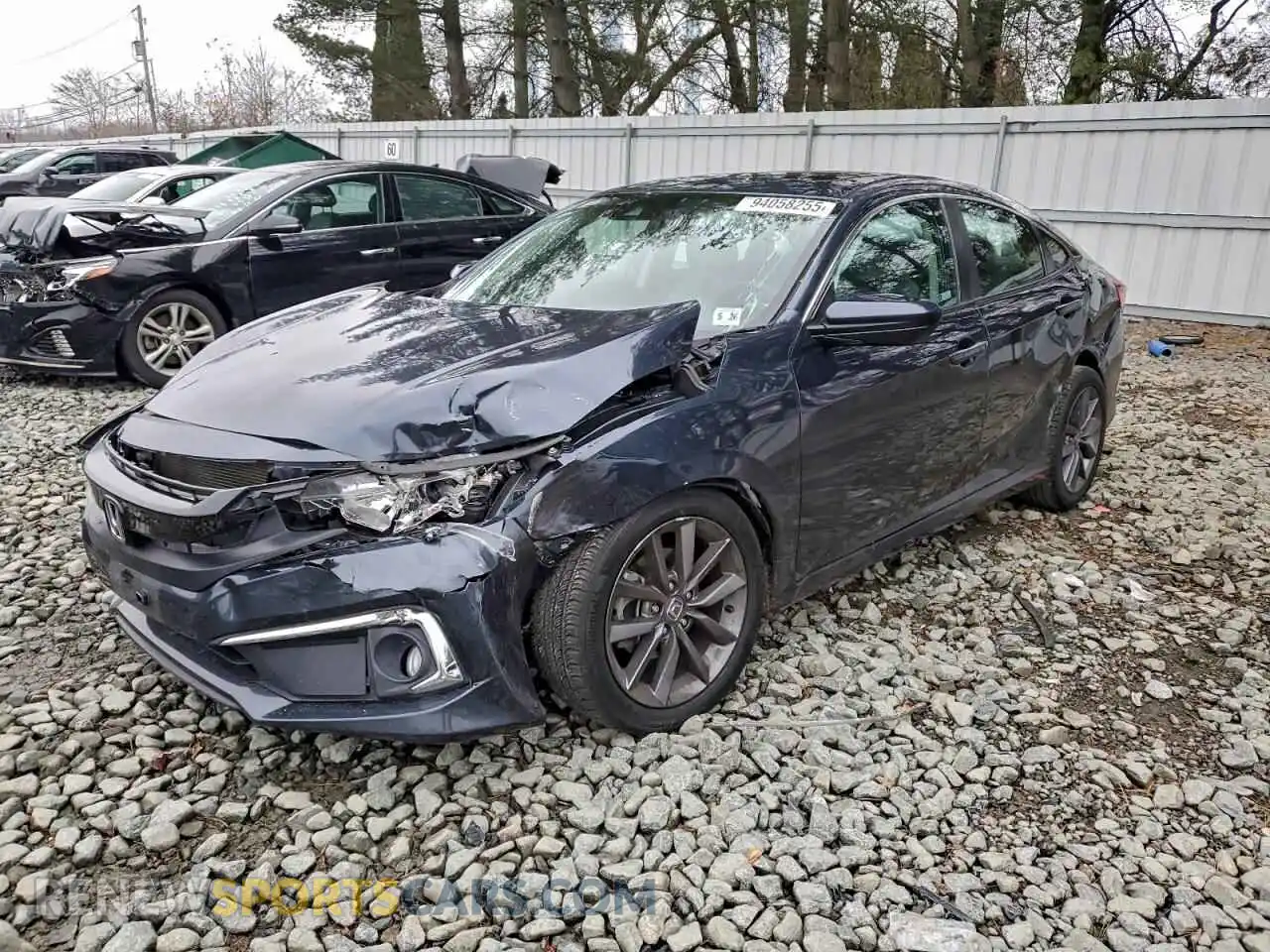1 Photograph of a damaged car 19XFC1F31ME207874 HONDA CIVIC 2021