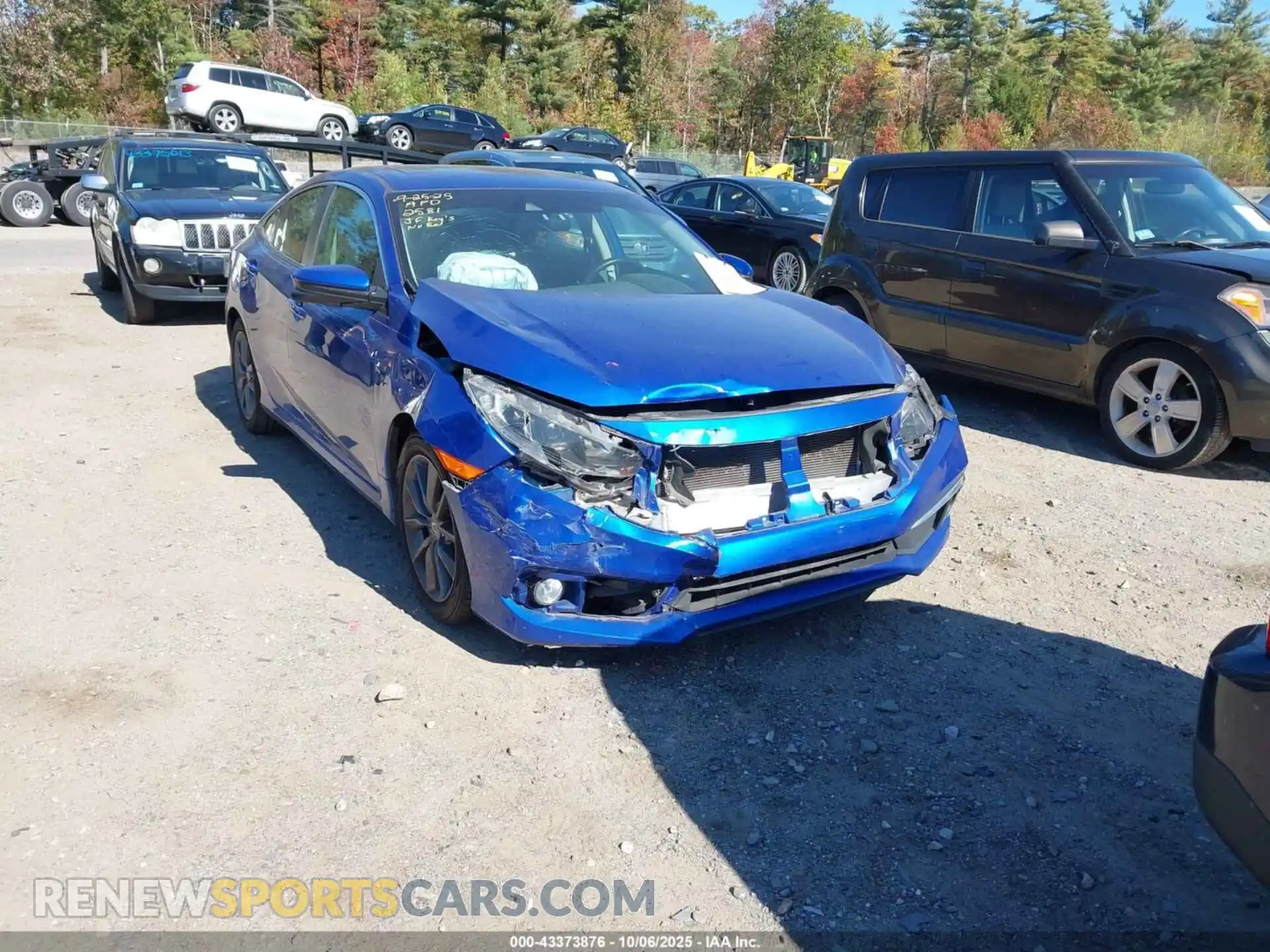 1 Photograph of a damaged car 19XFC1F32ME002581 HONDA CIVIC 2021