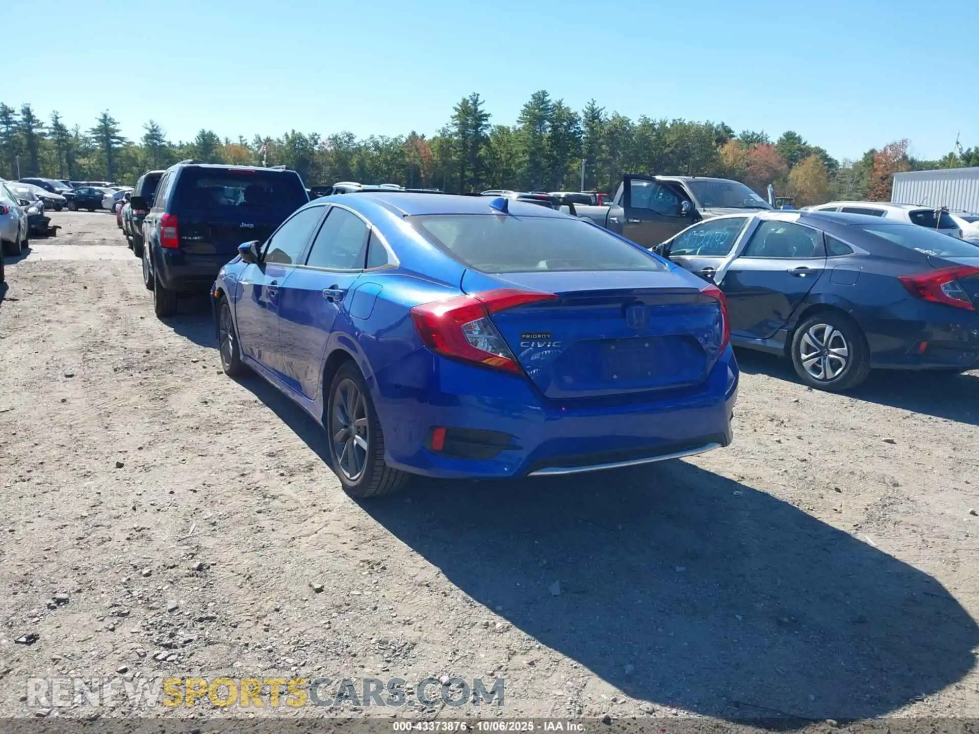 3 Photograph of a damaged car 19XFC1F32ME002581 HONDA CIVIC 2021