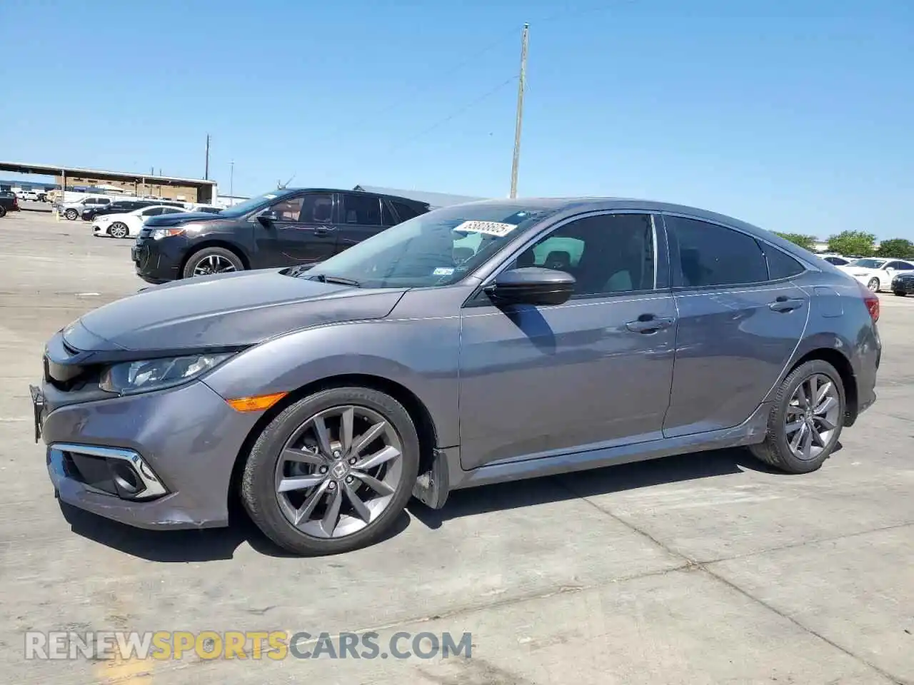 1 Photograph of a damaged car 19XFC1F32ME007053 HONDA CIVIC 2021
