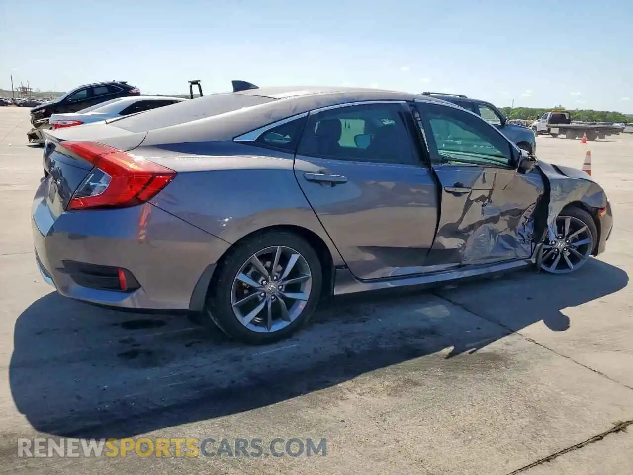 3 Photograph of a damaged car 19XFC1F32ME007053 HONDA CIVIC 2021