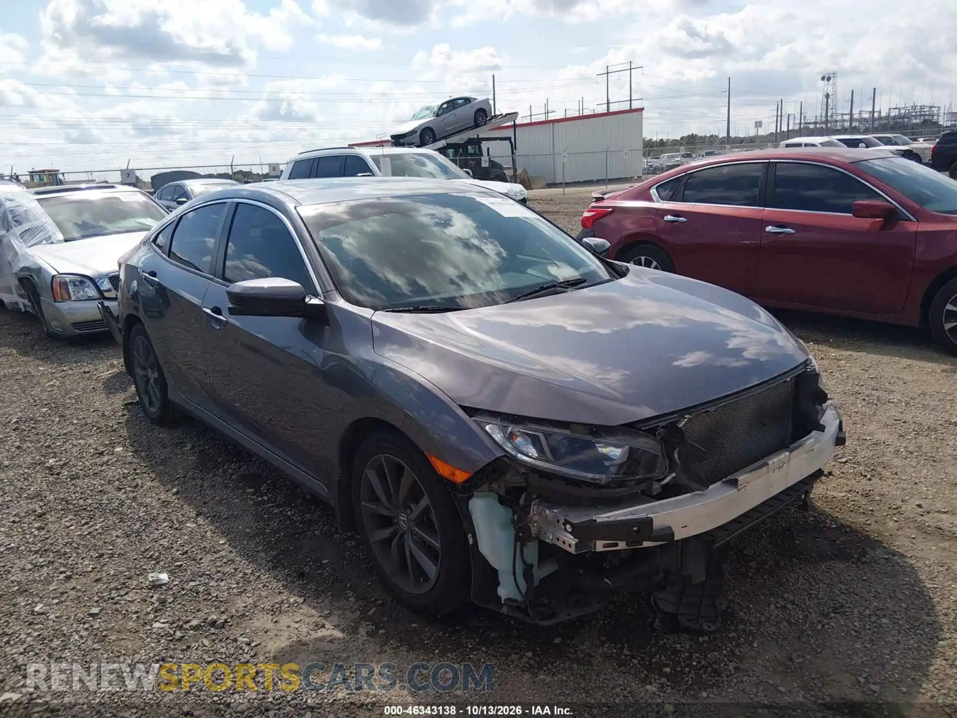 1 Photograph of a damaged car 19XFC1F32ME009725 HONDA CIVIC 2021