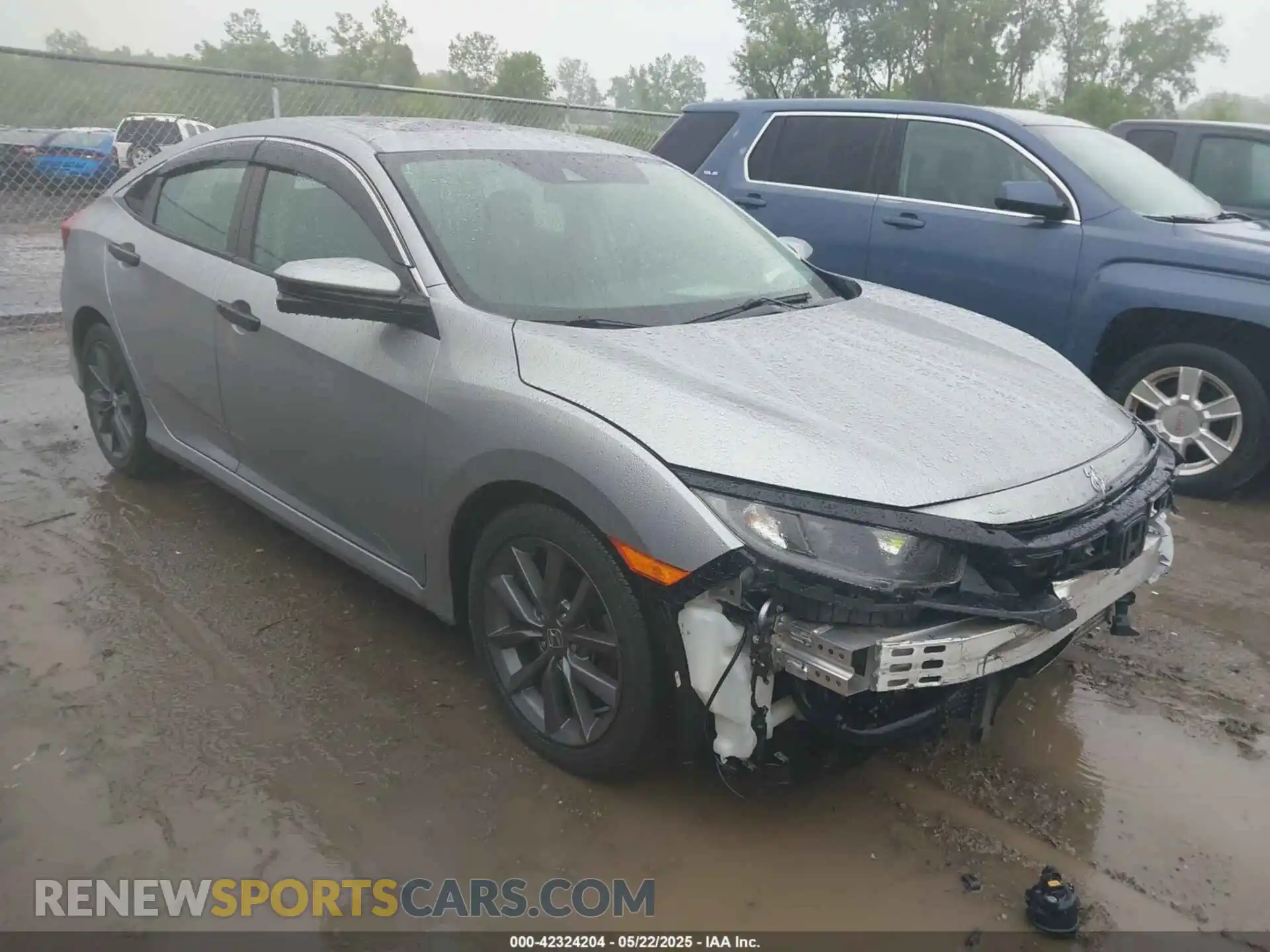 1 Photograph of a damaged car 19XFC1F32ME010244 HONDA CIVIC 2021