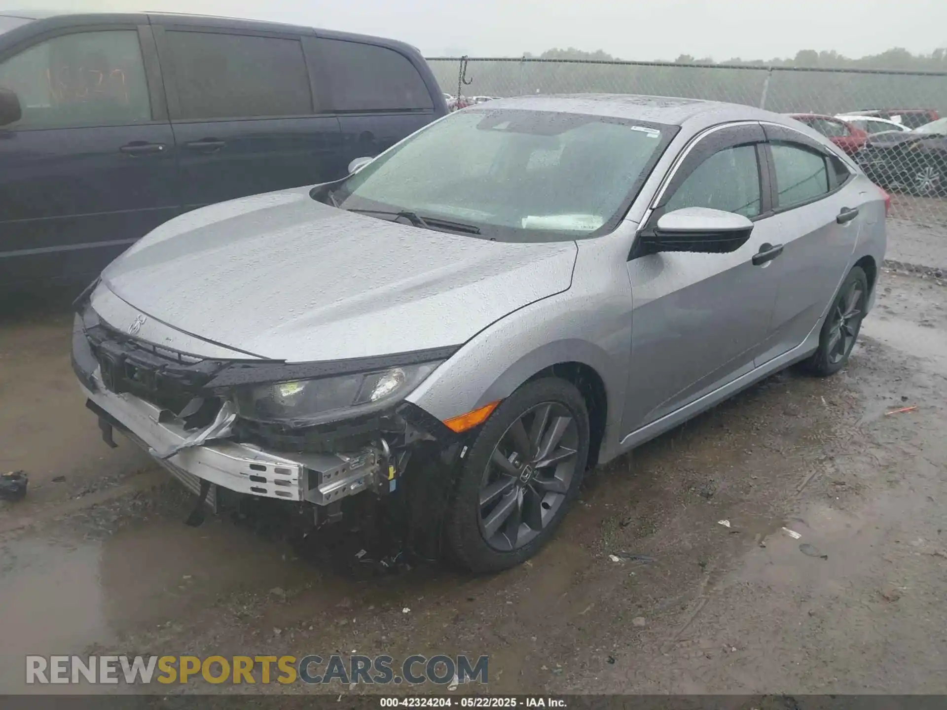 2 Photograph of a damaged car 19XFC1F32ME010244 HONDA CIVIC 2021