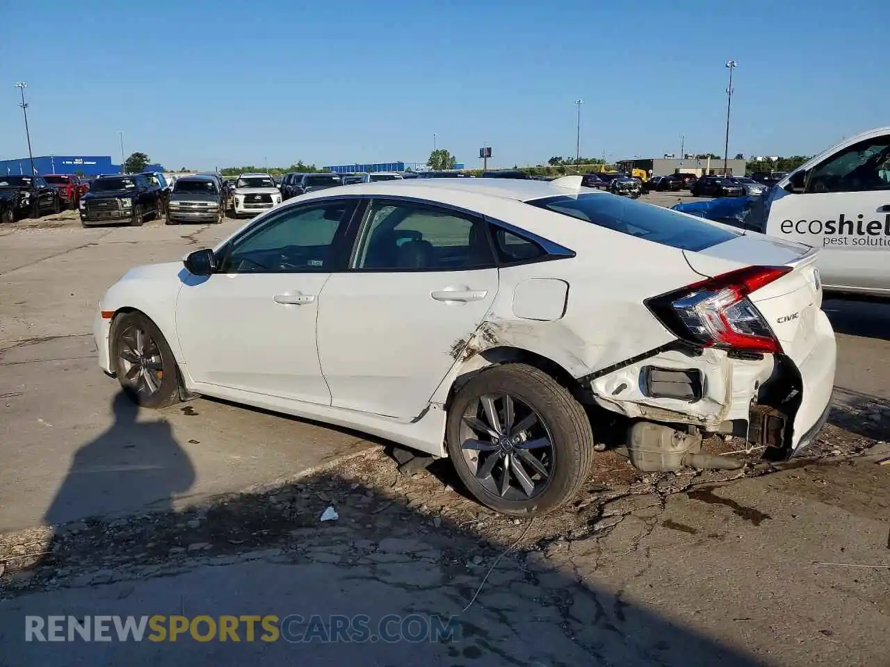 2 Photograph of a damaged car 19XFC1F32ME010891 HONDA CIVIC 2021