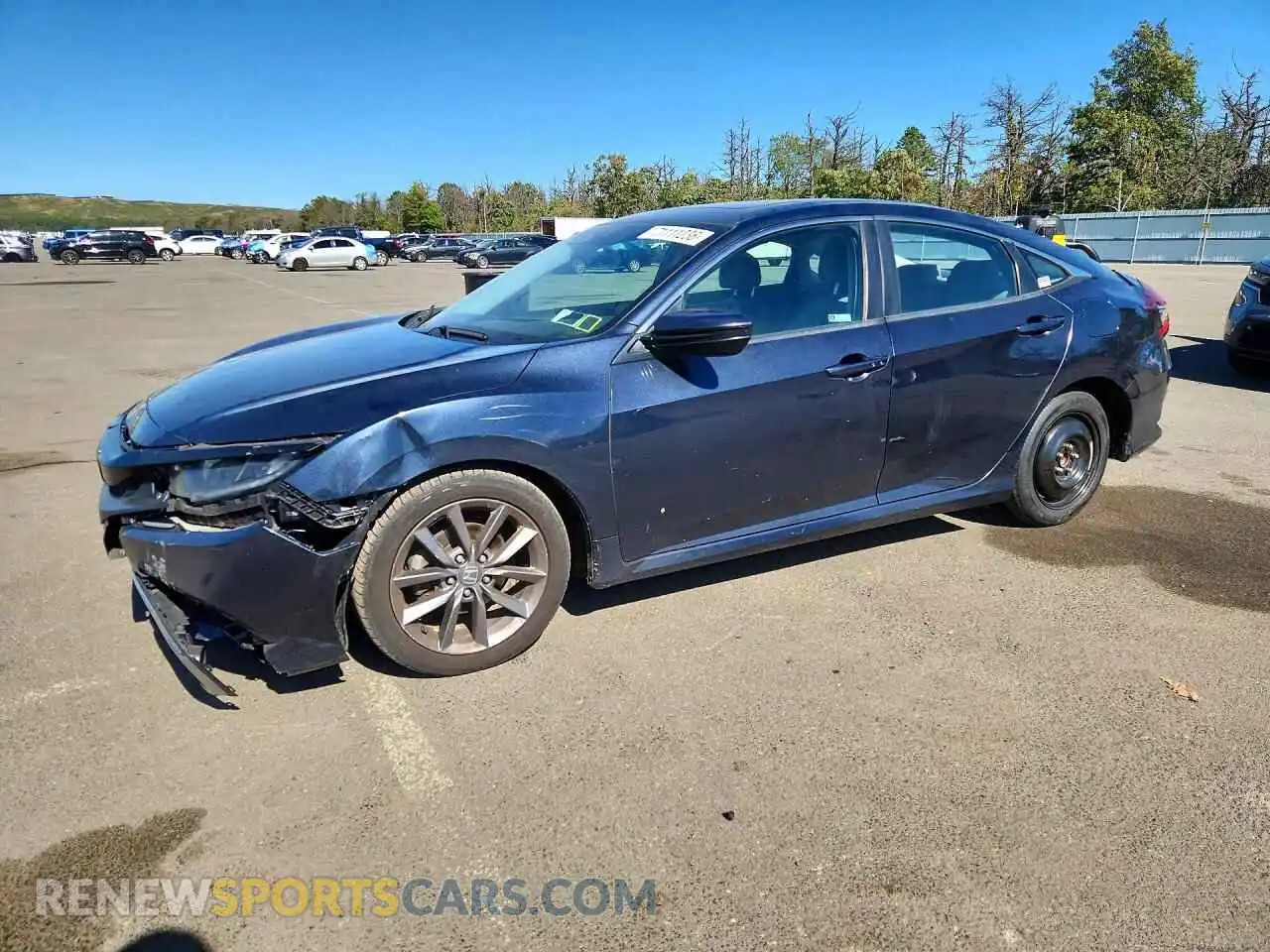 1 Photograph of a damaged car 19XFC1F32ME201565 HONDA CIVIC 2021