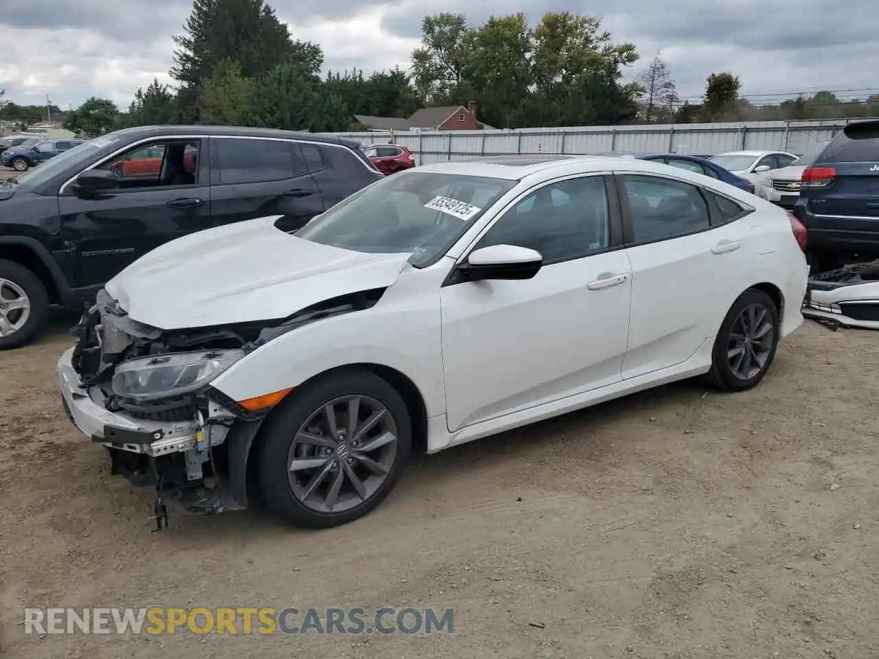 1 Photograph of a damaged car 19XFC1F32ME207737 HONDA CIVIC 2021