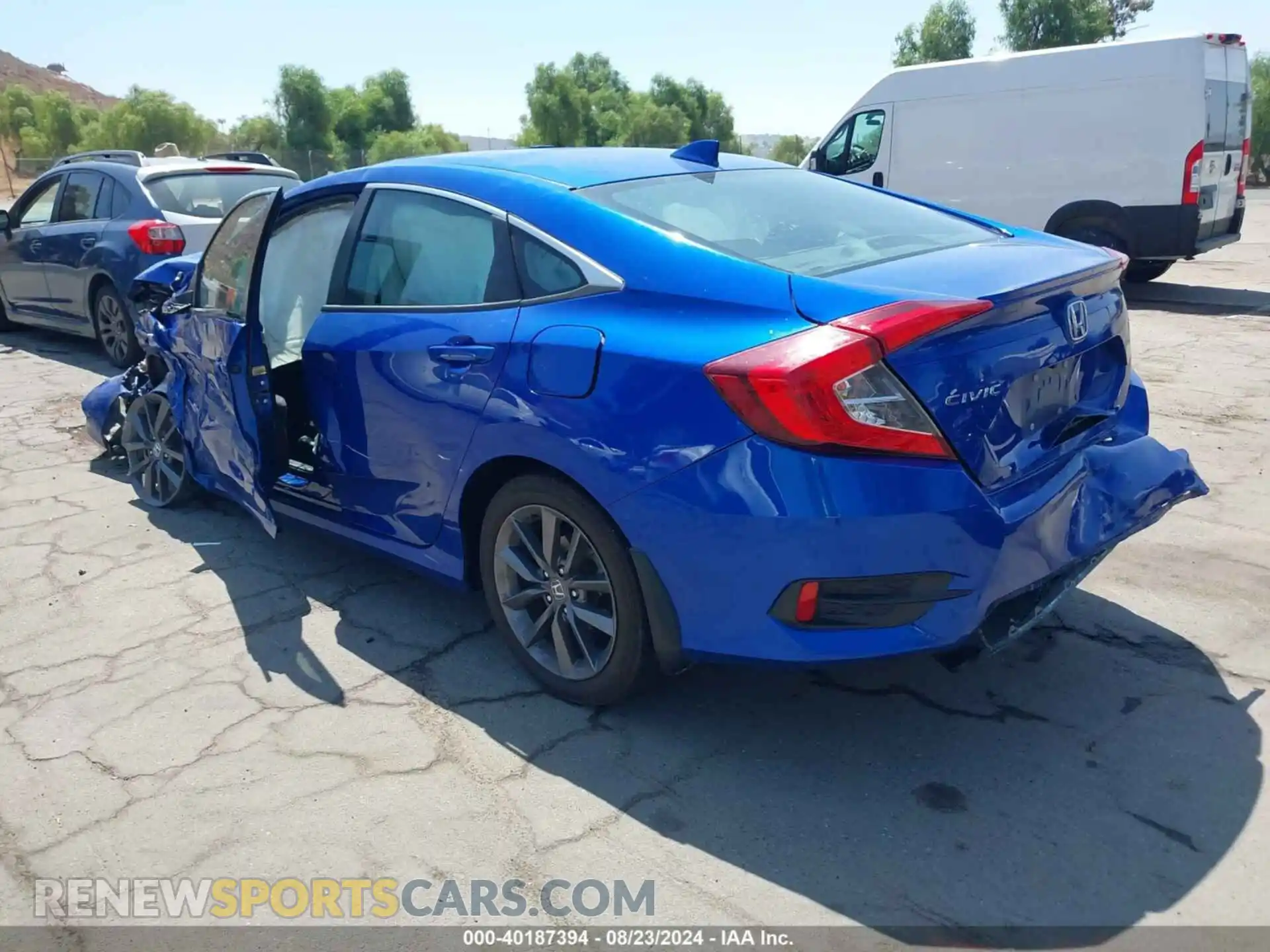 3 Photograph of a damaged car 19XFC1F32ME209956 HONDA CIVIC 2021