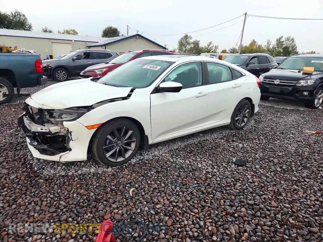 1 fotografías del automóvil dañado 19XFC1F33ME007773 HONDA CIVIC 2021