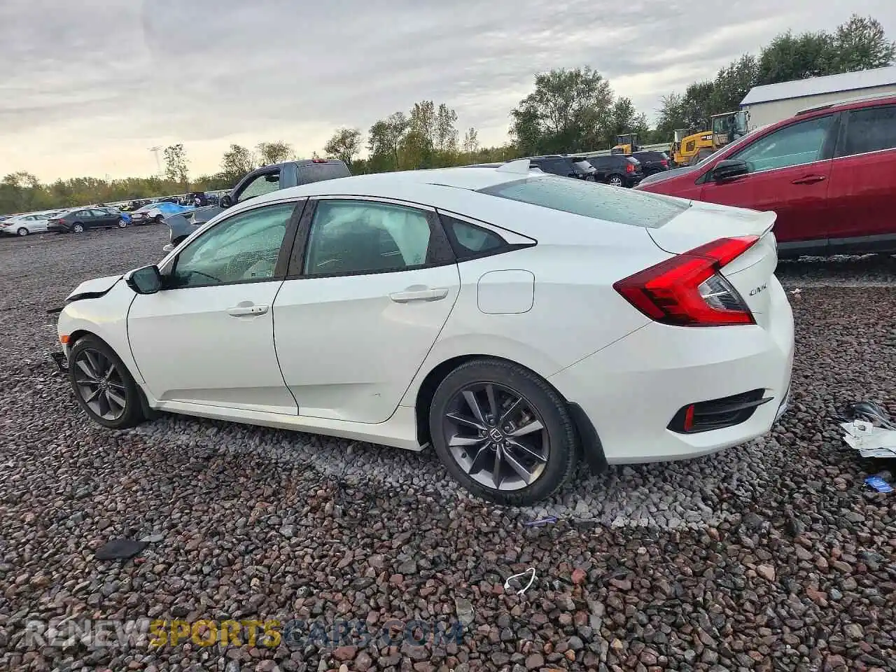2 fotografías del automóvil dañado 19XFC1F33ME007773 HONDA CIVIC 2021