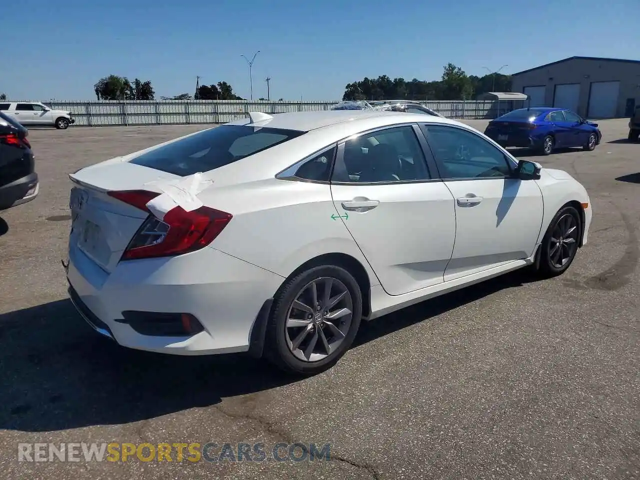 3 fotografías del automóvil dañado 19XFC1F33ME010608 HONDA CIVIC 2021