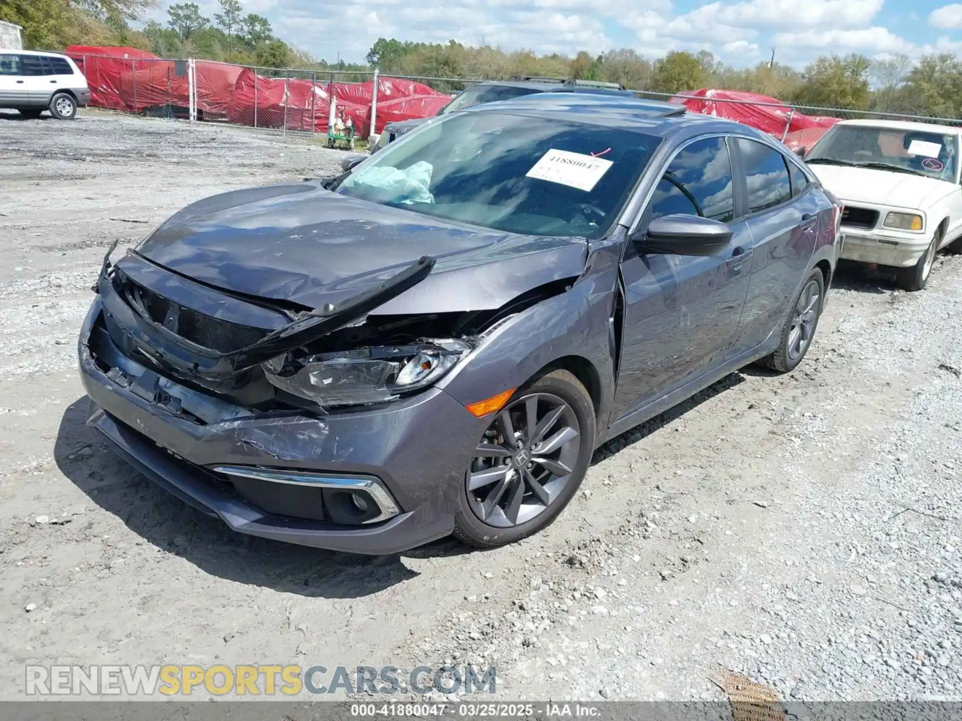 2 Photograph of a damaged car 19XFC1F33ME012262 HONDA CIVIC 2021