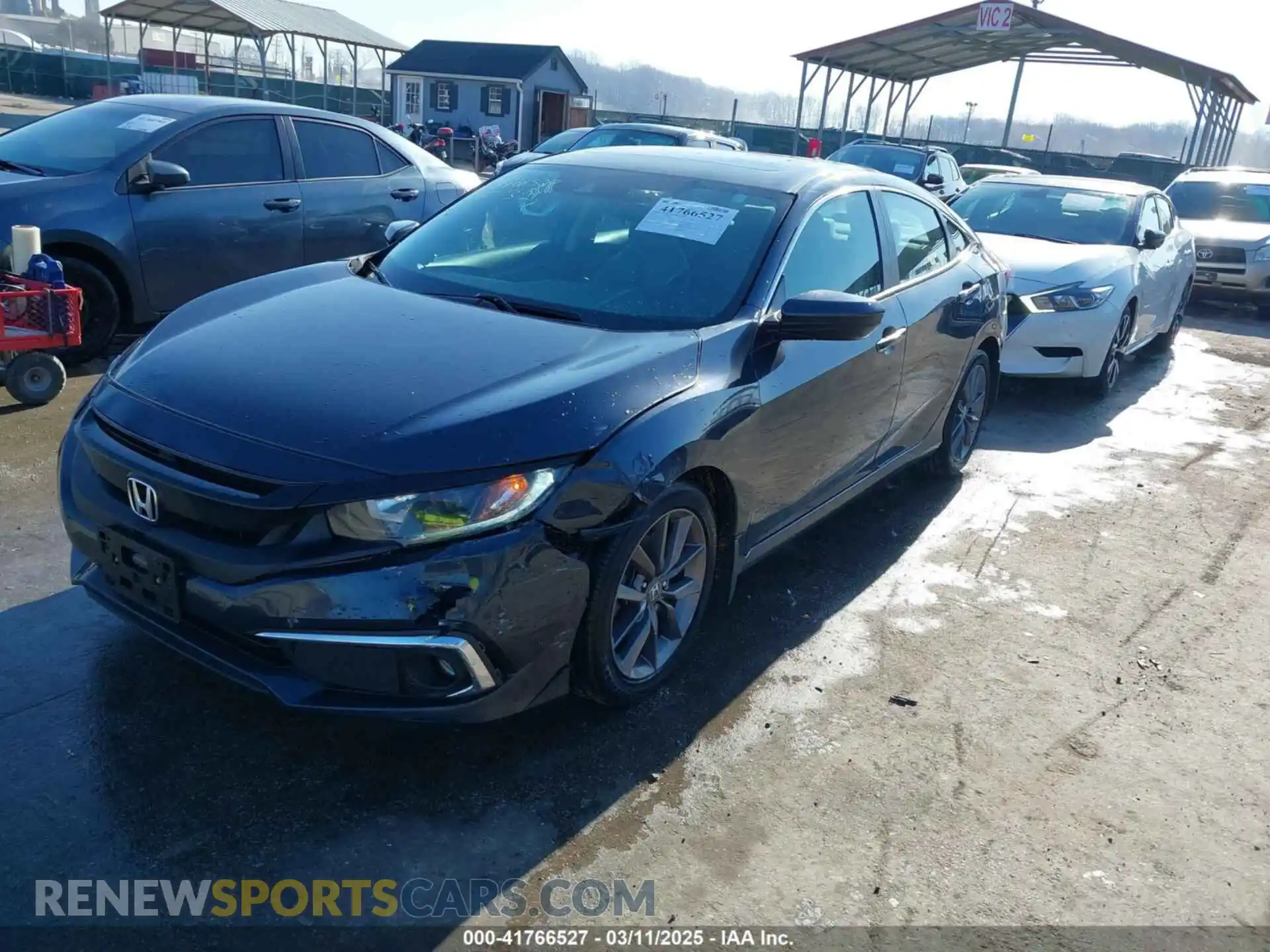 2 Photograph of a damaged car 19XFC1F33ME204118 HONDA CIVIC 2021