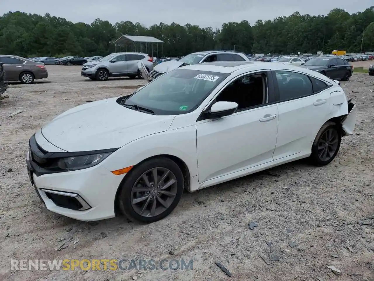 1 Photograph of a damaged car 19XFC1F34ME001710 HONDA CIVIC 2021