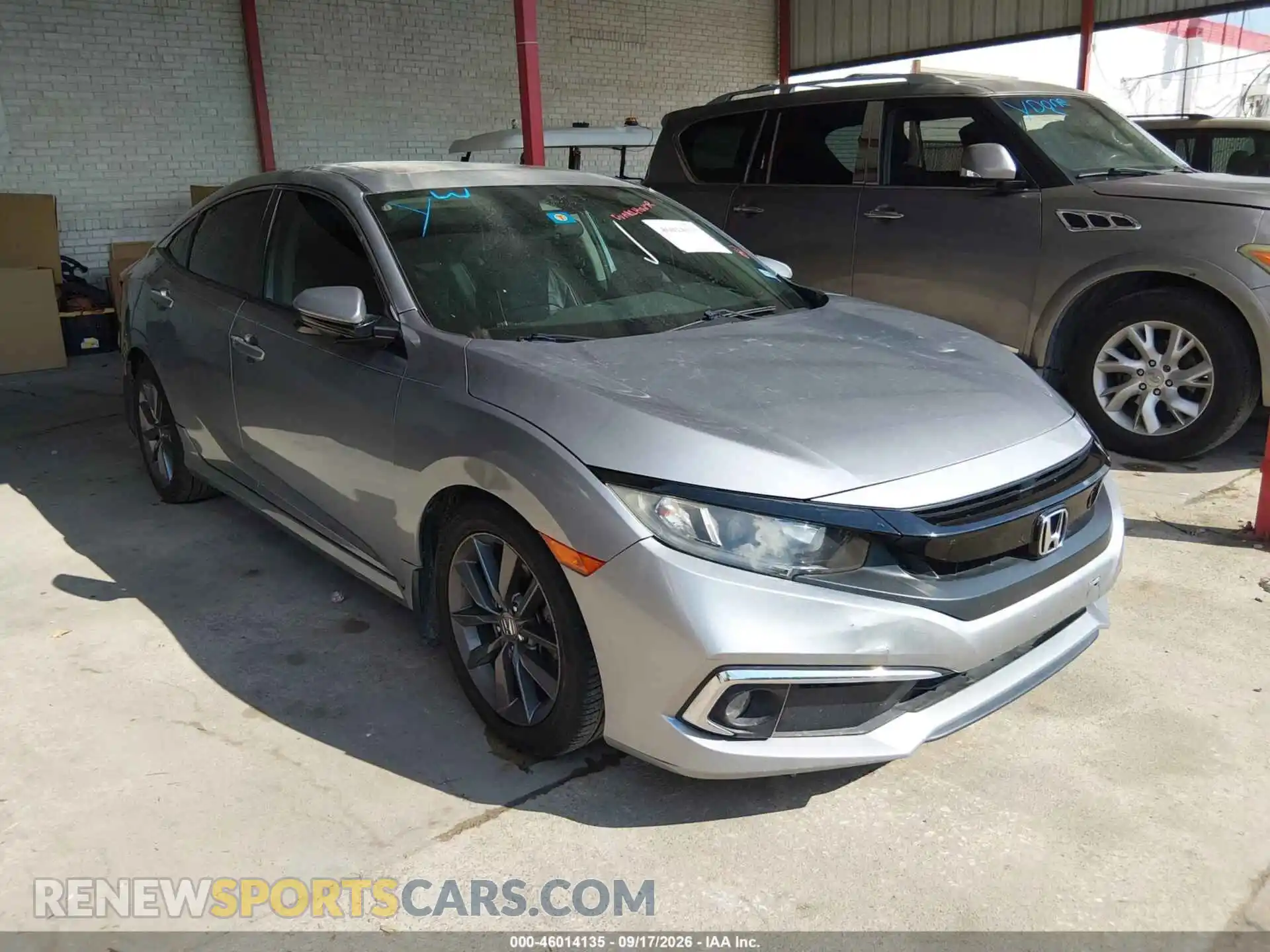 1 Photograph of a damaged car 19XFC1F34ME003795 HONDA CIVIC 2021